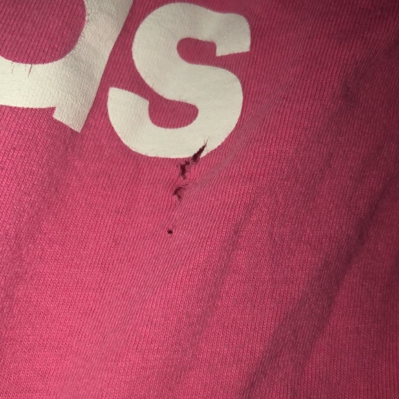 PINK ADIDAS CROP TOP - Picture 3 of 4